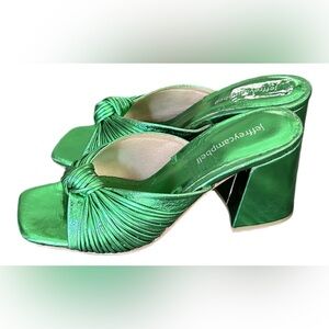 Jeffrey Campbell Melonger Leather Knotted Women's Sandals Sz 6.5